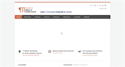 Desktop Screenshot of mastergestioncultural.eu